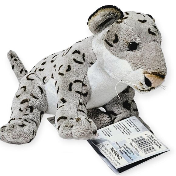 Adventure Planet Snow Leopard 8" Super Soft Plush - Picture 1 of 12